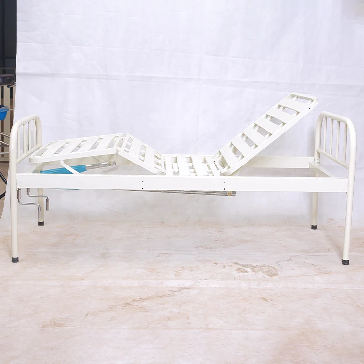 Medical Hospital Bed Two cranks Manual Home Care 2 Function patient Nursing Bed