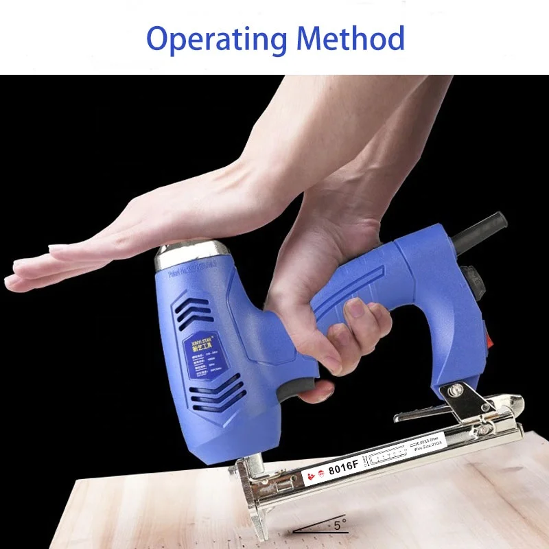 XINYI 8016F AC electric stapler  machine manual staple gun tacker
