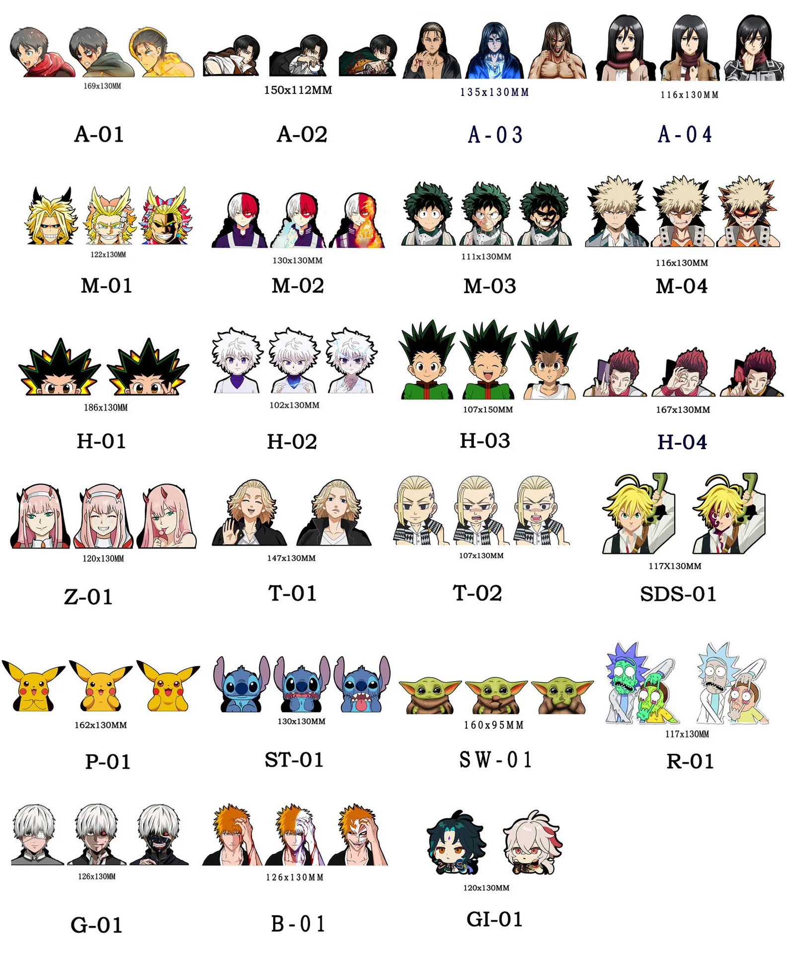 New Designs Anya Spy X Family Anime 3D Lenticular Waterproof Sticker