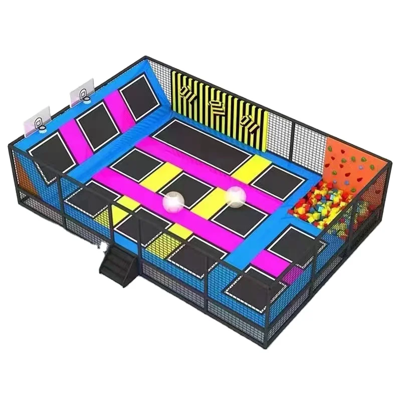 Free Design Factory Custom Projects Kids Play Center Area Amusement Trampoline Park Indoor Playground Equipment For Sale