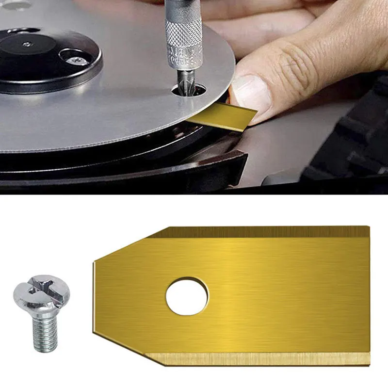 Quickly and shapely lawn mower blade serrated sickle section