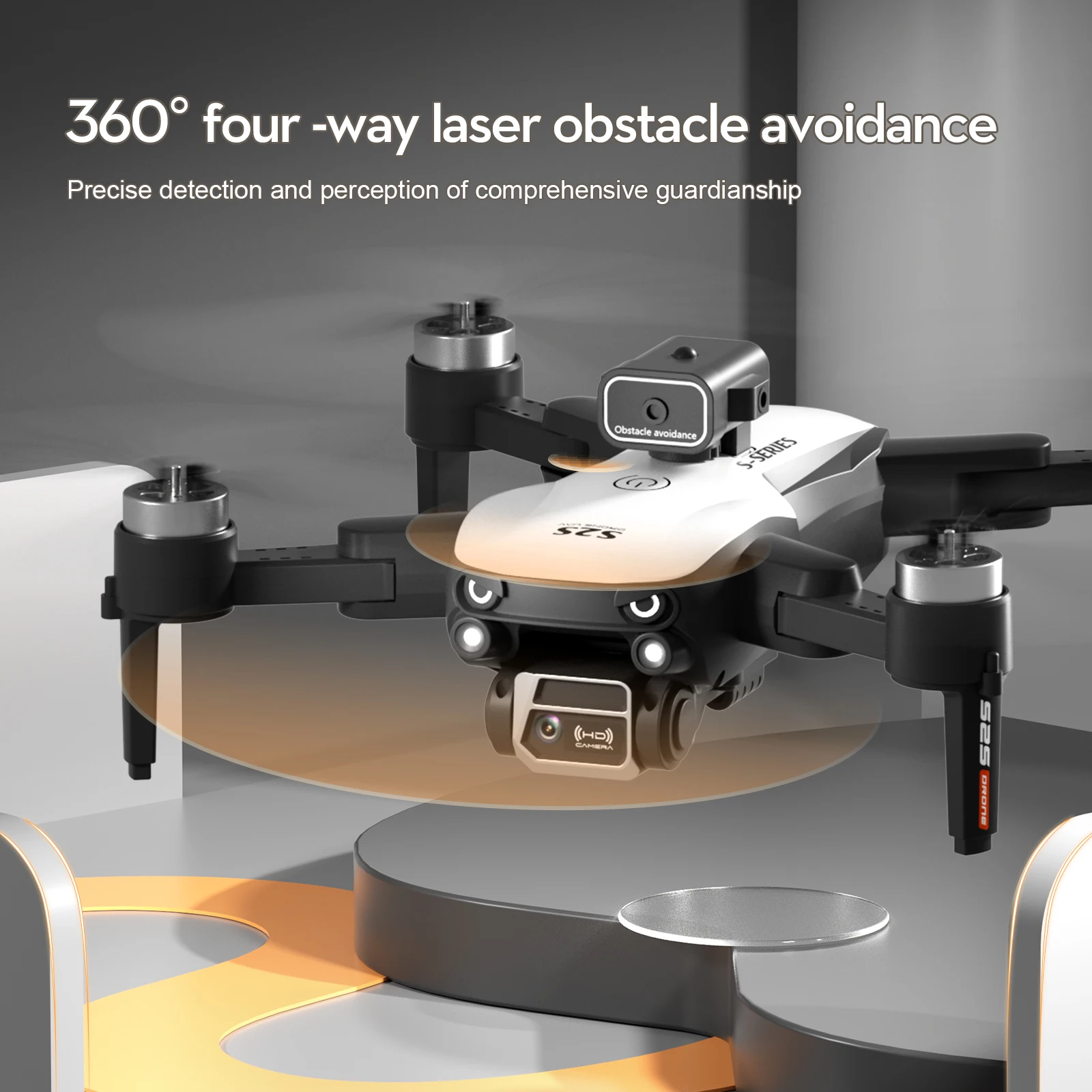 S2S 4K Professional Folding Brushless Drone with Dual Lens WIFI Aerial Photography Obstacle Avoidance RC Drones