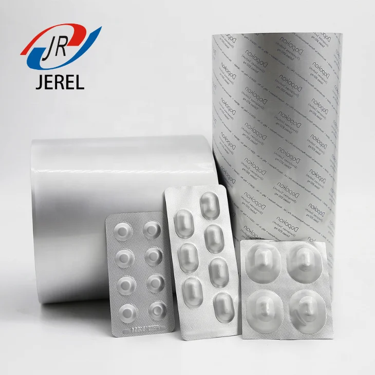 JEREL Cold Forming Blister Foil OPA/AL/PVC Laminated Roll for Tablet Packing Pharmaceutical Coated Printed Composited Material