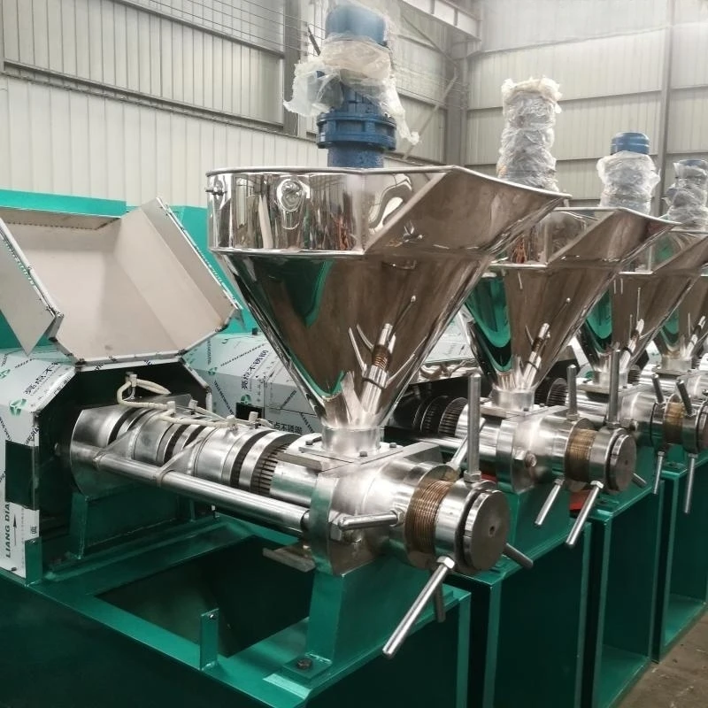 Factory Direct 60-1000kg/H Spiral Soybean Oil Press Machine Canola Sunflower Oil Make Machine For Sale