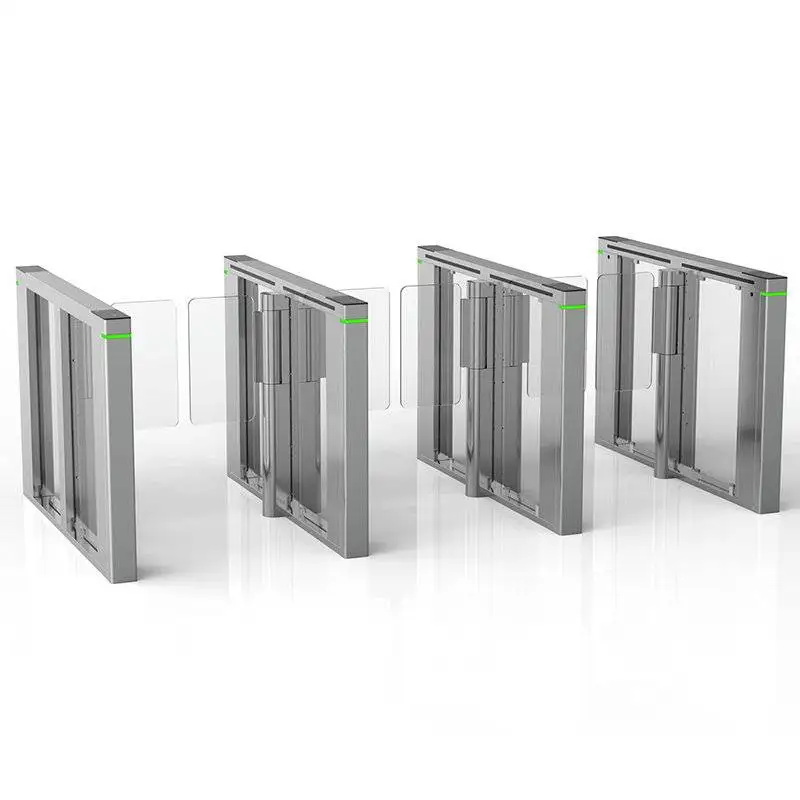 RFID Card Swing Turnstile Pedestrian Fast Pass Barrier Security Access Control Gate Speed Gate