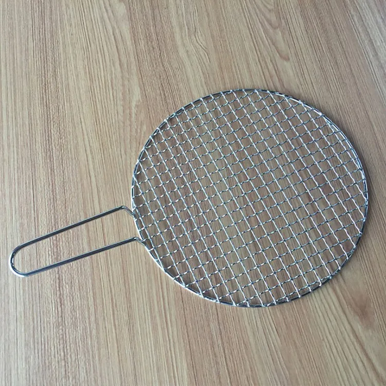 Stainless Steel Cross Wire Round Steaming Cooling Barbecue Racks/Grills/Pan Grate/Carbon Baking Net