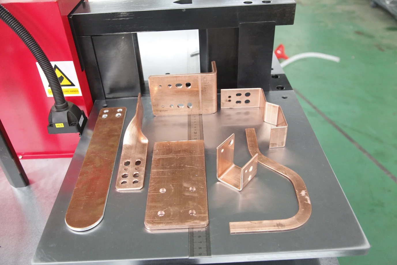 Copper busbars hole punching cutting horizontal vertical bending machine CNC hydraulic machine