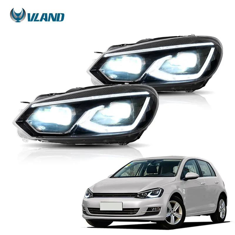 Vland фабрики LED оптовая продажа головного света для Volkswagen Golf 7 2014-2019 автомобильные запчасти лампы последовательного аксессуары для автомобильных осветительных синтезатор
