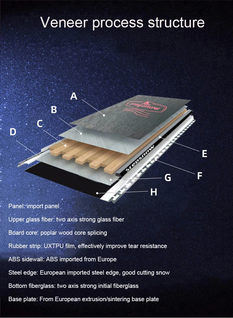 High-quality factory price OEM Lightweight Skis Best All-Mountain and Park Snowboards