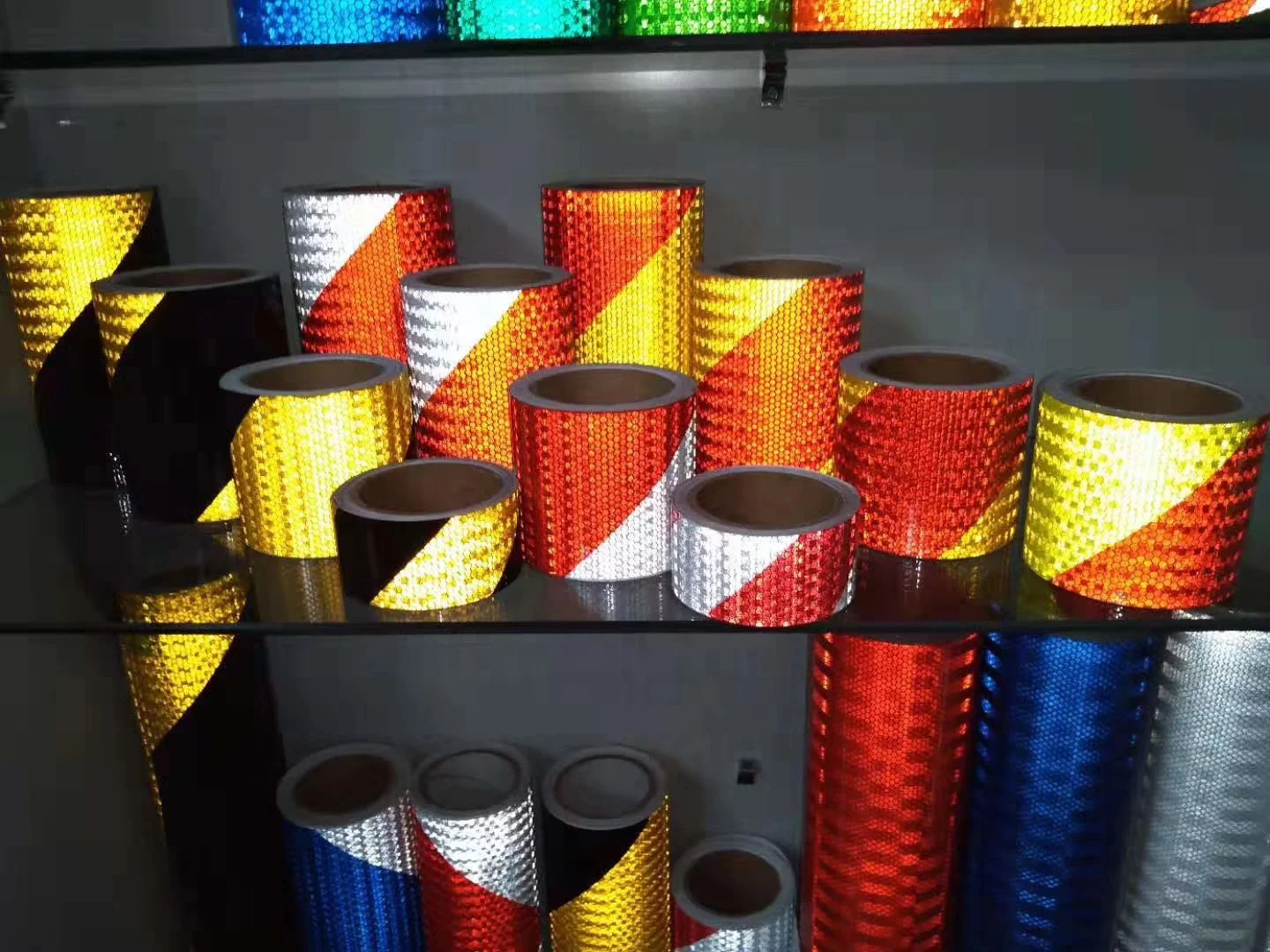 PVC floor marking tape for warning of hazardous areas PVC Reflective Road Marking Tape