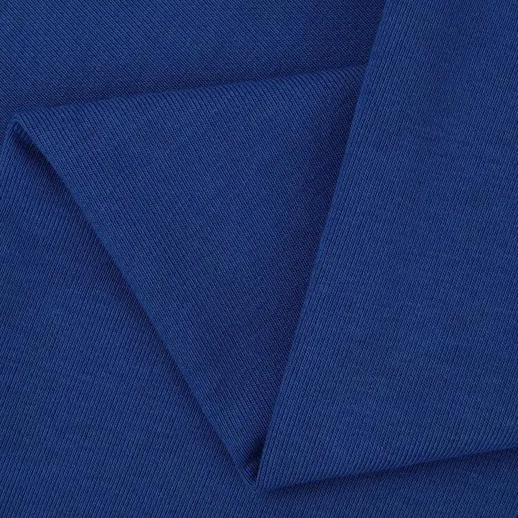 Green Terry Cloth 100 Cotton French Knitted Fabric Funky Pattern Fresh Indigo Frensh Zebra Yard Wool