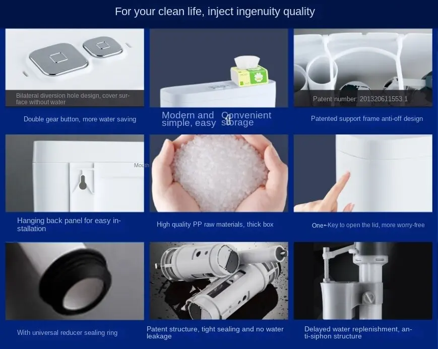 P62014 Smart Bidet Toilet Seat with AUTO Tankless Toilet with Remote Control Smart Lady care Wash Nozzle Water Closet Toilet