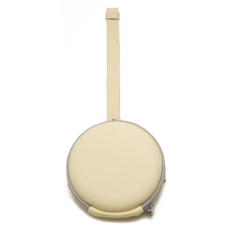 Manufacturer Sunglasses Folding Glasses Case Round Storage Bag Zipper Soft Bag Carrying Bag