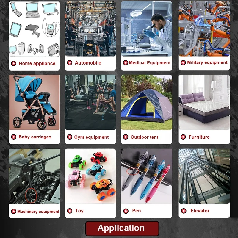 Coiled Helical Springs Titanium Retainer Damping Spring 6cm Compression Springs