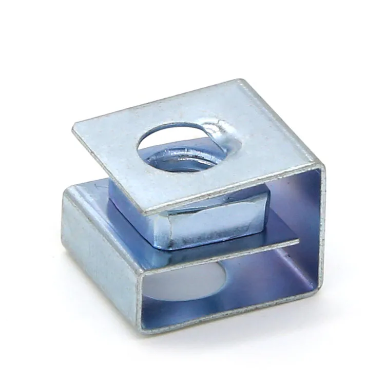 
Factory Wholesale M3 M4 M5 M6 Zinc Steel Square Clip Spring Cage Nut 