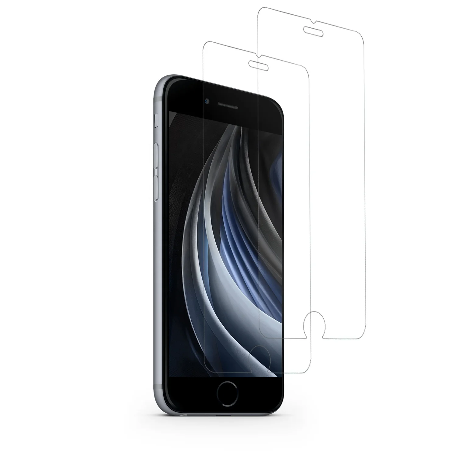 Для iphone 8 7 Se 2020 оптовая продажа мобильных 9h 10d 3d 2.5d защитное закаленное стекло для экрана очки пленка из закаленного стекла