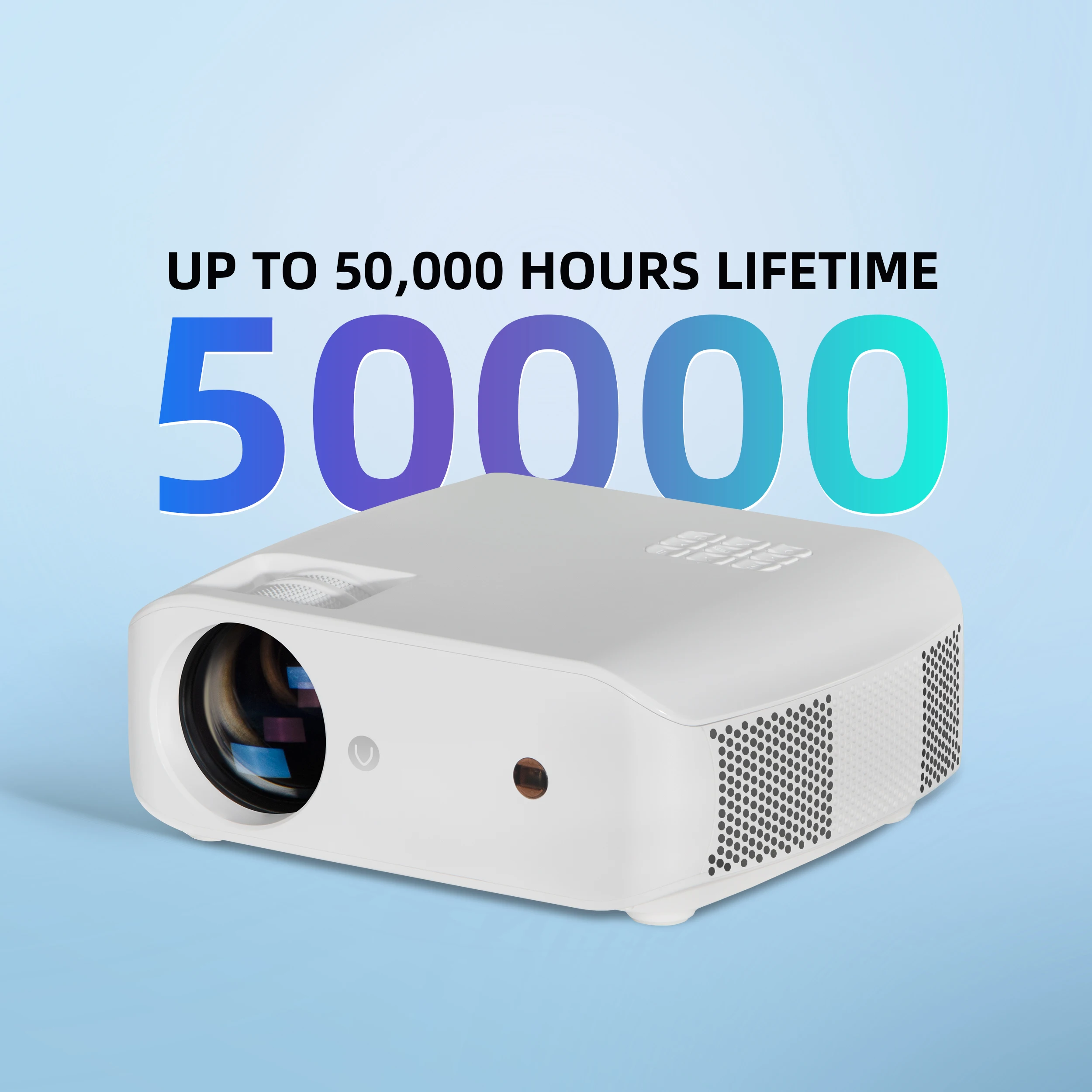 
VIVIBRIGHT hot F10 micro mirroring projector 720p 2800 lumens LCD outdoor video mapping full HD projector 