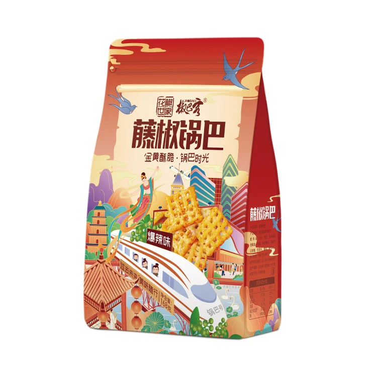 Здоровое питание снэки для отдыха острая веганская мяса Азиатский картофель фри перец закуски особых вечеринок продукты из бобов без глютена