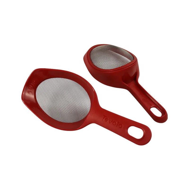 Good Quality Food Grade Stainless Steel Flour Sieves with Plastic Handle Factory Wholesale Baking & Pastry Tools