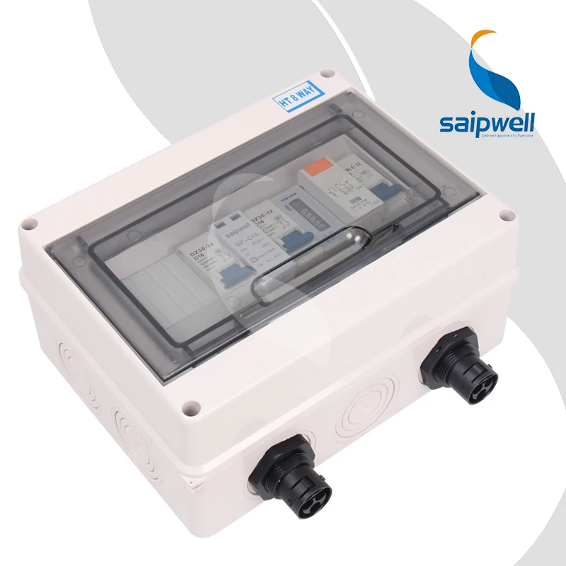 1KW 2KW 3KW 5KW 10KW PV solar combiner box 2 strings DC1000V DC500V waterproof DC circuit breaker box