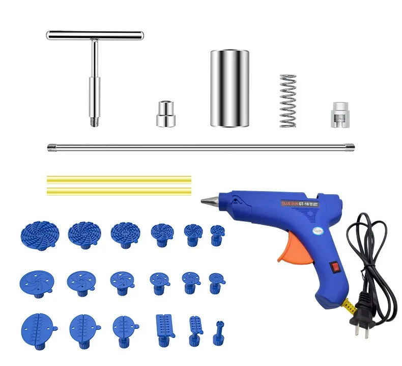 DIY Paint Less Removing Dent Adhesive Gun Vehicle Fix Repair Tools Auto Dented Tools