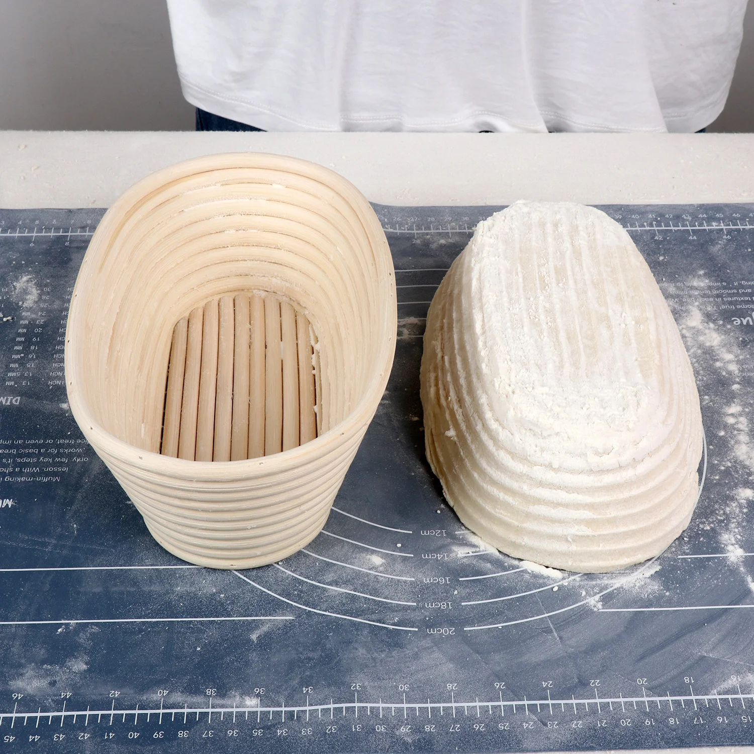 11 inch Cane Oval Bread Proofing Basket Bread Baking Molds Tools Sourdough Bannetons Fermentation Basket