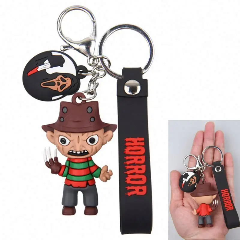 10pcs/set  The Nightmare Before Christmas figure jack and sally keychain Figures Set