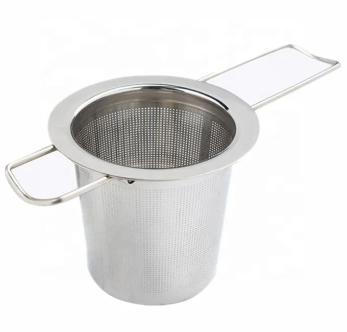 High Quality Portable Collapsible Stainless Steel Mesh Tea Infuser Strainer Filter