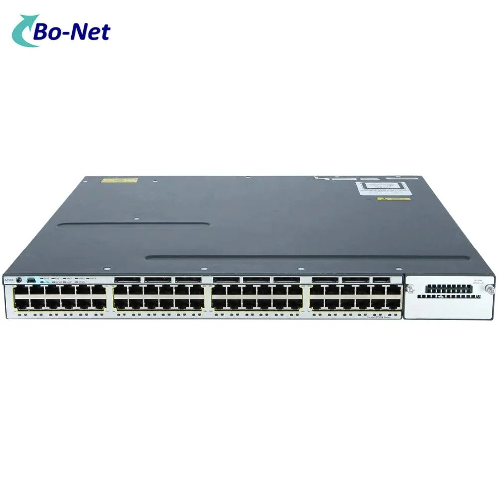 Used WS-C3750X-48T-L 3750X 48 10/100/1000 Ethernet Ports Network Switch