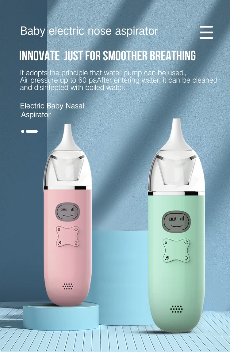 Baby Nasal Aspirator 2022 Electric Nose Cleaner Nasal Aspirator Electric Nose Suction for Baby