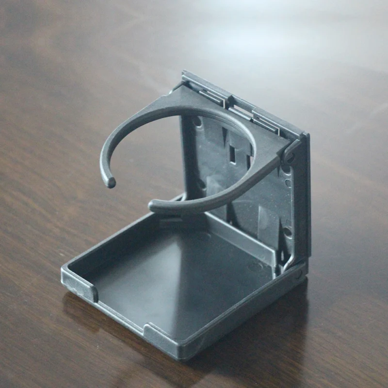 
High Quality Foldable Adjustable Plastic Coffee Car Cup Holder floding adjustable Drink Holder Black 