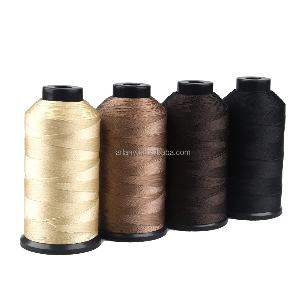 ARLANY Nylon Bonded Weaving Thread High Strength Nylon Weaving Thread For Sewing Hair Extensions Wigs