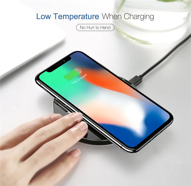 
Ultra Thin Excellent Power Fast Charger Round Wireless Charging Pad for Samsung Galaxy Note 8 S8 For iPhone X With LED Light Ultra Thin Excellent Power Fast Charger Wireless Charging Pad for Samsung Galaxy Note 8 S8 For iPhone 8 Plus X For LG&nbsp;