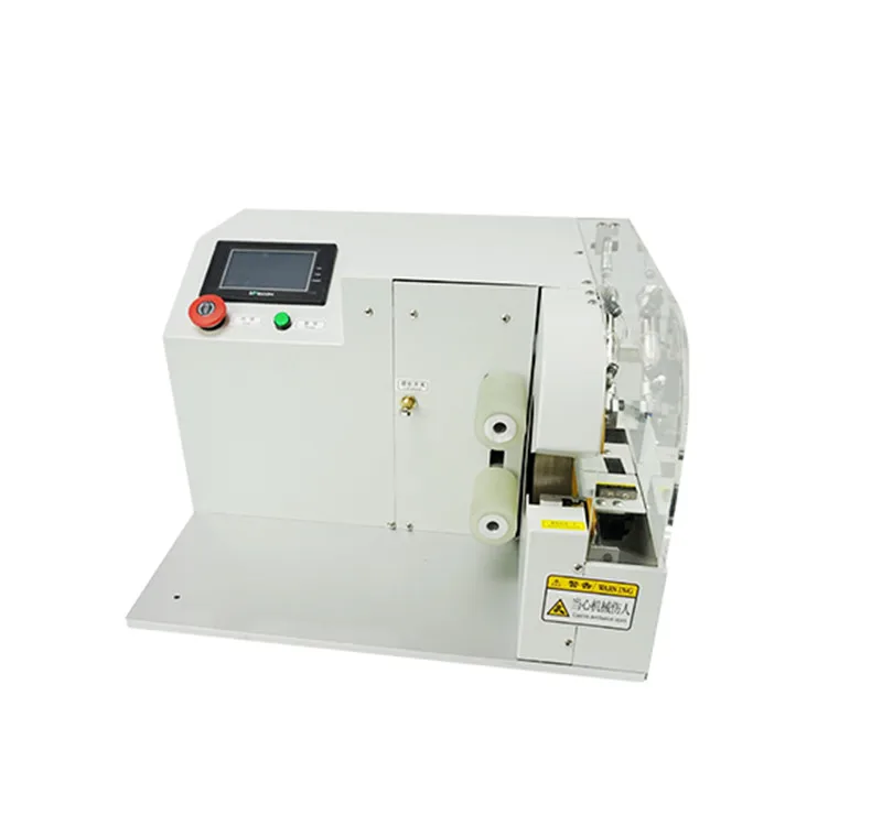AT-3608 full automatic wire wrap tape winding machine electronic wire adhesive taping machine spiral taping machine