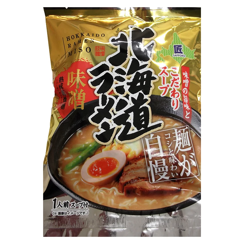 Japanese High quality Miso flavor spicy ramen bulk instant noodle for sale