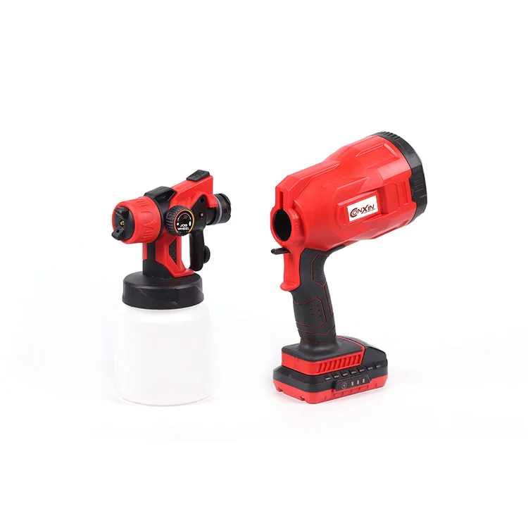2000mAh lithium battery powered airbrush separated wireless electric paint spray gun machine