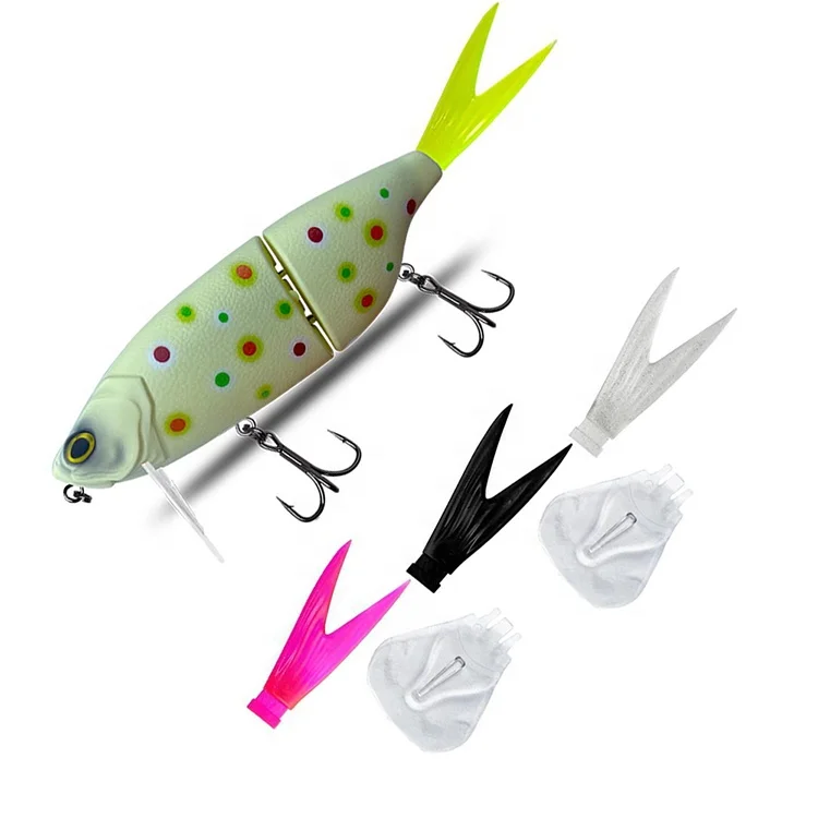 88g 200mm Floating Multi Jointed Trolling Lures Big Game Fishing Hard Swim Bait Soft Tail Fishing Lures