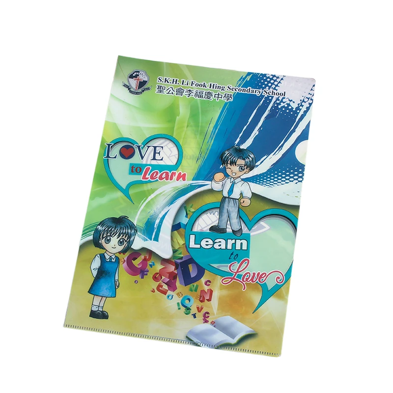 Hengyao 2024 Customized L-Shape A4 PP File Folder High Quality with Low Price for Document Storage