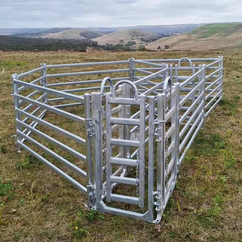 Cheap Round Pen Horse Corral Panels Livestock Cattle Panels Fence Horse Sheep Stockyard Corral Panel Yard