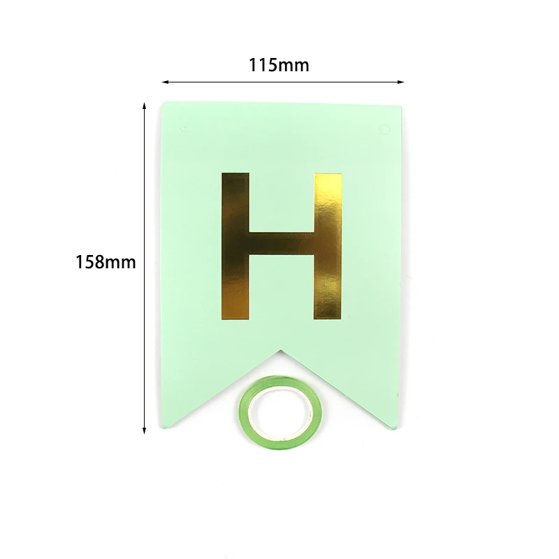 Happy Birthday Hanging Paper Banner Flag Theme Fiesta Party Decorations For Events Party Supplies