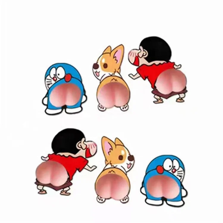 The latest models in 2021 Silicone sticker fidget toy Push it Car Laptop Phone Stickers