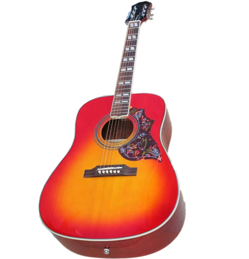 Huiyuan твердая верхняя акустическая гитара с марингвардом Колибри для концертов, музыкальных выставок