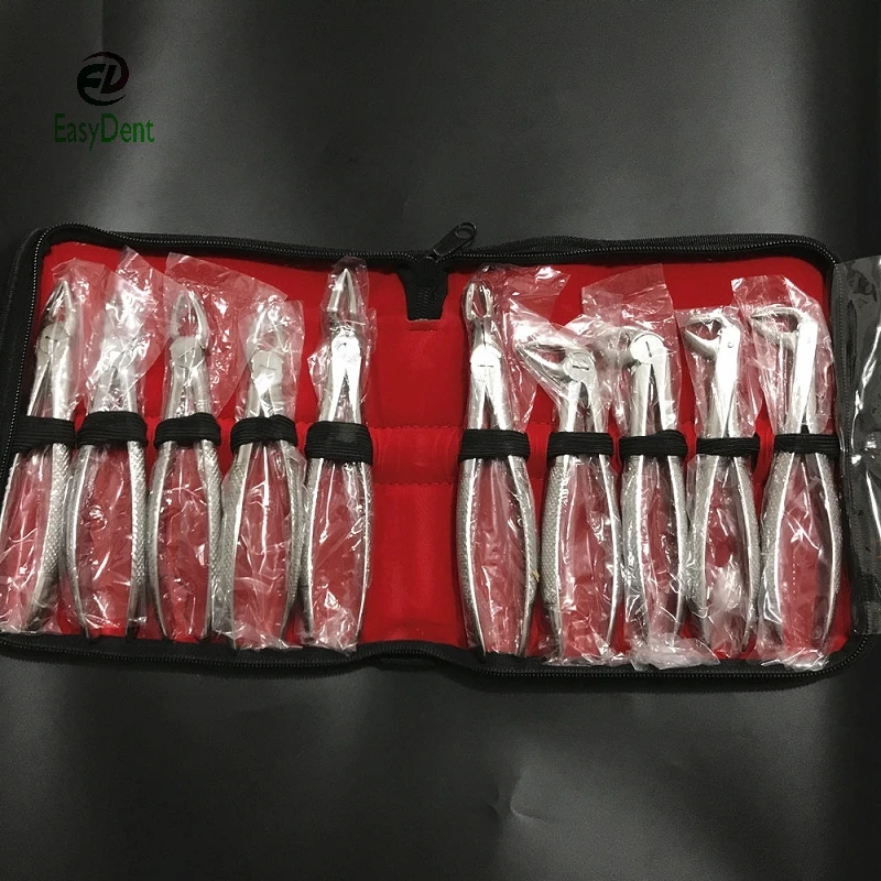  Hot Selling Dentagra Dental Forceps Suit Tooth Sets of dental instruments include post pliers for adult