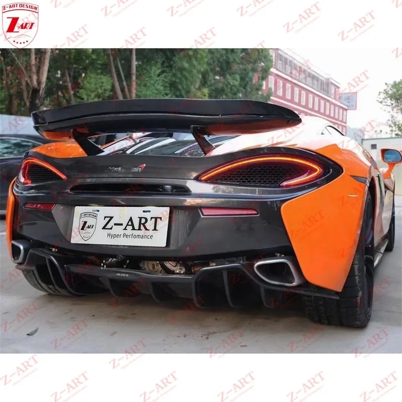Z-ART 540 P1 Carbon Fiber Rear Wing for MCLAREN 540 Carbon Fiber Rear Spoiler for 570 GT Carbon Tail Wing for 570S Tail Spoiler