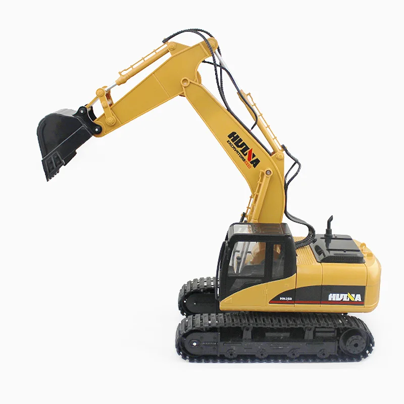  Недорогой экскаватор Huina 1/14 V4 RC Масштаб 2 4 15 каналов 1550 ГГц игрушечный грузовик для детей более 8