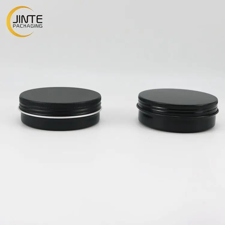 Customized Round Lip Balm Container Aluminum Tin Cosmetic Cream Jar Empty Metal Pot Can with Factory Price