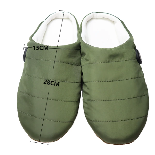 Custom Winter men Women Indoor Outdoor Electric Battery Powered Foot warmer USB Carbon Fiber Heated Slippers