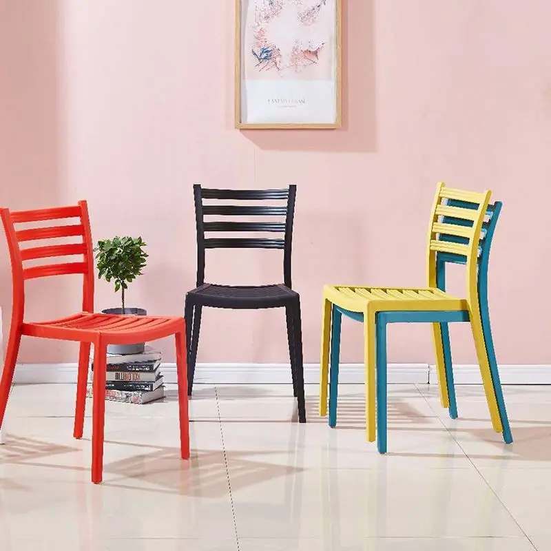 Free sample restaurant furniture full plastic chair stock cheap stackable modern design plastic restaurant chair