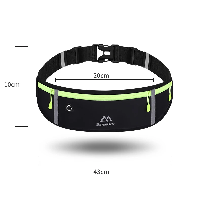 Hot Cakes Fashion Adjustable Sport Running Money Belt Neoprene Fanny Pack Waist Bag for iPhone 13