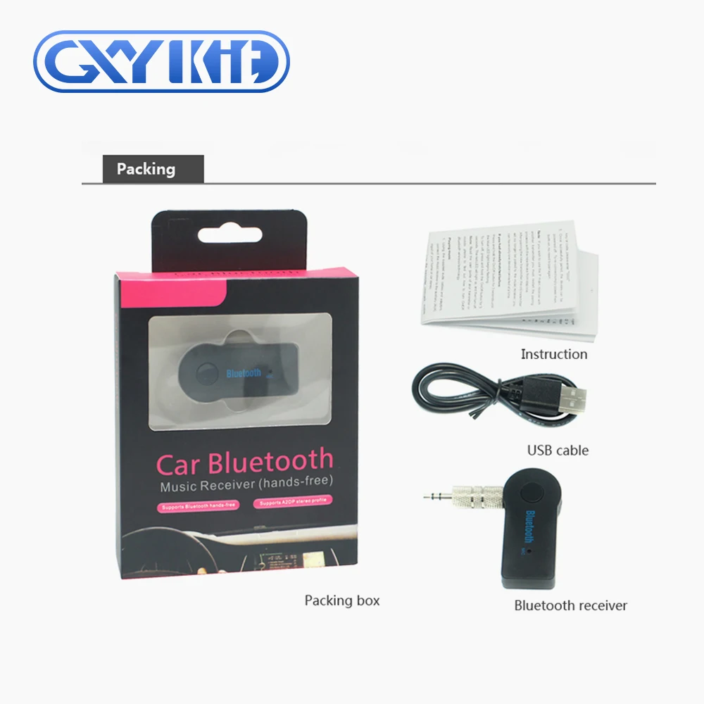 GXYKIT H1 Bluetooth аудио приемник Bluetooth музыкальный приемник с стерео выход (3,5 мм) для дома и авто стерео системы
